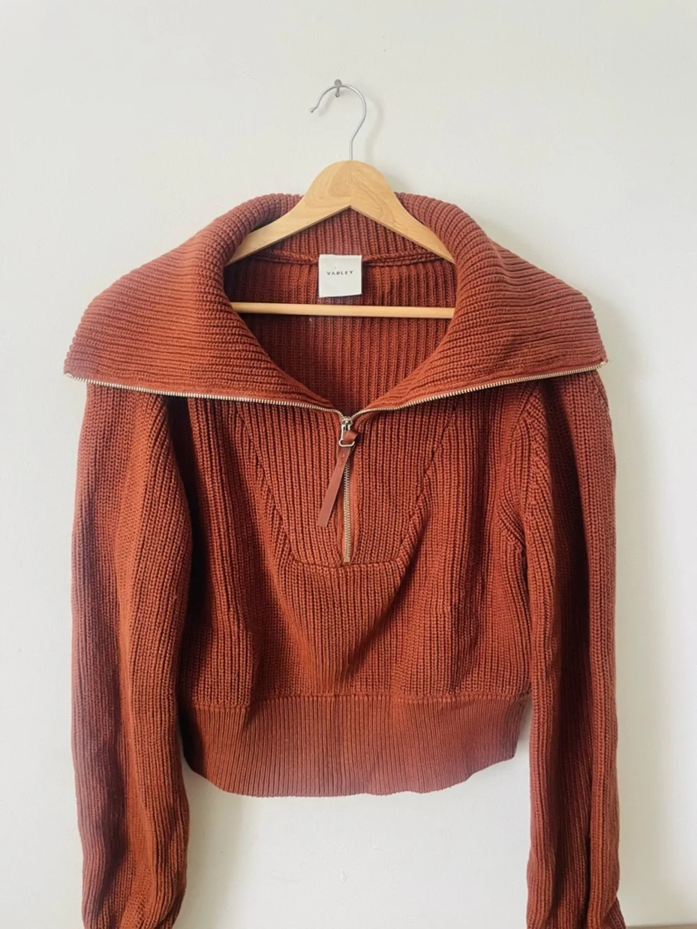 Varley Mentone Half-Zip Kint Sweater - Picture 3 of 10
